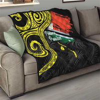 Vanuatu Penama Day Quilt Grunge Flag Style LT05 - Polynesian Pride