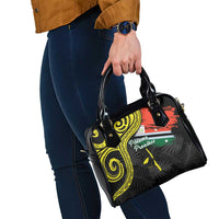 Vanuatu Penama Day Shoulder Handbag Grunge Flag Style - Polynesian Pride