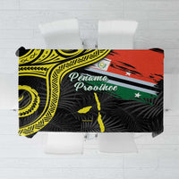 Vanuatu Penama Day Tablecloth Grunge Flag Style - Polynesian Pride