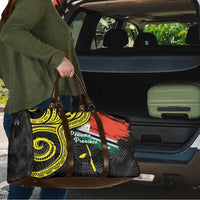 Vanuatu Penama Day Travel Bag Grunge Flag Style - Polynesian Pride