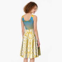 Personalised Vanuatu Sanma Day Midi Dress Special Style - Polynesian Pride