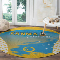Vanuatu Sanma Day Round Carpet Special Style LT05 - Polynesian Pride