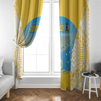 Vanuatu Sanma Day Window Curtain Special Style - Polynesian Pride