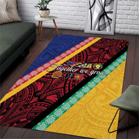 Love Torba PNG Day Area Rug Together We Grow - Polynesian Pride