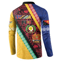 Love Torba PNG Day Button Sweatshirt Together We Grow - Polynesian Pride