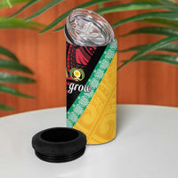 Love Torba PNG Day 4 in 1 Can Cooler Tumbler Together We Grow - Polynesian Pride