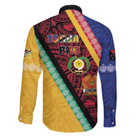 Love Torba PNG Day Family Matching Mermaid Dress and Hawaiian Shirt Together We Grow - Polynesian Pride