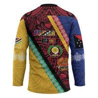 Love Torba PNG Day Hockey Jersey Together We Grow - Polynesian Pride