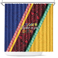 Love Torba PNG Day Shower Curtain Together We Grow - Polynesian Pride
