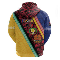 Love Torba PNG Day Zip Hoodie Together We Grow LT05 - Polynesian Pride