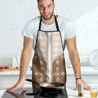 Beige Hawaii Paniolo Quilt Motif Apron LT05 - Polynesian Pride
