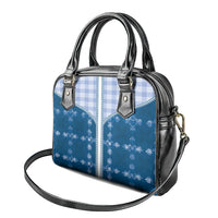 Blue Hawaii Paniolo Quilt Motif Shoulder Handbag LT05 - Polynesian Pride