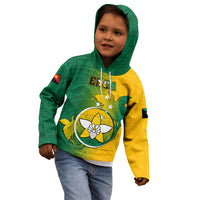Personalized Papua New Guinea Enga Province Kid Hoodie Mix Coat Of Arms Polynesian Pattern LT05 - Polynesian Pride