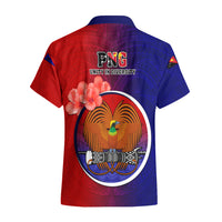 Papua New Guinea Central Province Hawaiian Shirt Mix Coat Of Arms Polynesian Pattern LT05 - Polynesian Pride