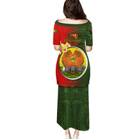 Papua New Guinea Eastern Highlands Province Puletasi Mix Coat Of Arms Polynesian Pattern LT05 - Polynesian Pride