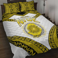 Niue The Rock Of Polynesia Quilt Bed Set Peniamina Gospel Day Yellow Version