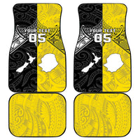 New Zealand Maori And Niue Hiapo Car Mats Lizard And Coconut Crab Together