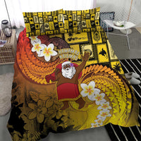 Papua New Guinea Retro Christmas Bedding Set Hamamas Krismas - Polynesian Pride