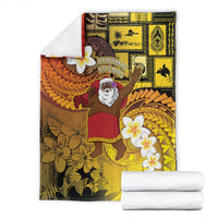 Papua New Guinea Retro Christmas Blanket Hamamas Krismas - Polynesian Pride