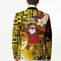 Papua New Guinea Retro Christmas Blazer Hamamas Krismas - Polynesian Pride