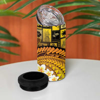 Papua New Guinea Retro Christmas 4 in 1 Can Cooler Tumbler Hamamas Krismas - Polynesian Pride