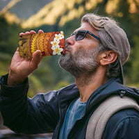 Papua New Guinea Retro Christmas 4 in 1 Can Cooler Tumbler Hamamas Krismas - Polynesian Pride