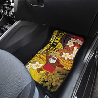 Papua New Guinea Retro Christmas Car Mats Hamamas Krismas - Polynesian Pride