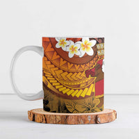 Papua New Guinea Retro Christmas Ceramic Mug Hamamas Krismas - Polynesian Pride