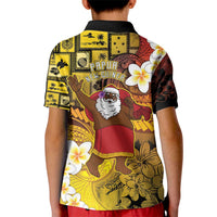 Papua New Guinea Retro Christmas Kid Polo Shirt Hamamas Krismas - Polynesian Pride