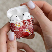 Tonga Christmas AirPods Case Kilisimasi Fiefia Retro Style Red - Polynesian Pride
