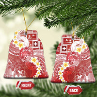 Tonga Christmas Ceramic Ornament Kilisimasi Fiefia Retro Style Red - Polynesian Pride