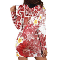 Tonga Christmas Hoodie Dress Kilisimasi Fiefia Retro Style Red - Polynesian Pride