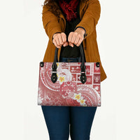 Tonga Christmas Leather Bag Kilisimasi Fiefia Retro Style Red - Polynesian Pride