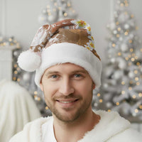 Tonga Christmas Santa Hat Kilisimasi Fiefia Retro Style Brown - Polynesian Pride