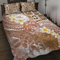 Tonga Christmas Quilt Bed Set Kilisimasi Fiefia Retro Style Brown - Polynesian Pride