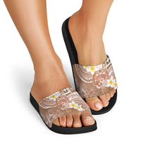 Tonga Christmas Slide Sandals Kilisimasi Fiefia Retro Style Brown - Polynesian Pride