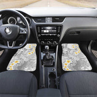 Tonga Christmas Car Mats Kilisimasi Fiefia Retro Style White - Polynesian Pride