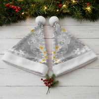 Tonga Christmas Santa Hat Kilisimasi Fiefia Retro Style White - Polynesian Pride