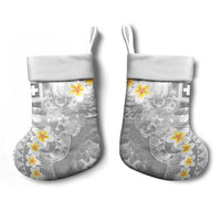 Tonga Christmas Stocking Kilisimasi Fiefia Retro Style White - Polynesian Pride