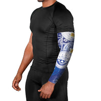 Federated States Of Micronesia Christmas Arm Sleeves Retro Style Bright Version - Polynesian Pride