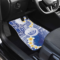 Federated States Of Micronesia Christmas Car Mats Retro Style Bright Version - Polynesian Pride