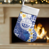 Federated States Of Micronesia Christmas Stocking Retro Style Bright Version - Polynesian Pride