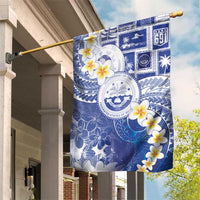 Federated States Of Micronesia Christmas Garden Flag Retro Style Bright Version - Polynesian Pride