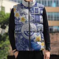 Federated States Of Micronesia Christmas Sleeveless Puffer Jacket Retro Style Bright Version - Polynesian Pride