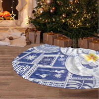 Federated States Of Micronesia Christmas Tree Skirt Retro Style Bright Version - Polynesian Pride