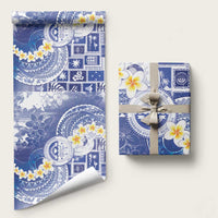 Federated States Of Micronesia Christmas Wrapping Paper Retro Style Bright Version - Polynesian Pride