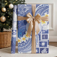 Federated States Of Micronesia Christmas Wrapping Paper Retro Style Bright Version - Polynesian Pride