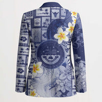 Federated States Of Micronesia Christmas Blazer Retro Style Dark Version - Polynesian Pride
