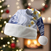 Federated States Of Micronesia Christmas Santa Hat Retro Style Dark Version - Polynesian Pride