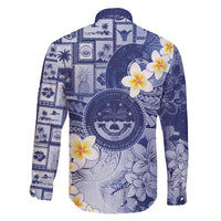 Federated States Of Micronesia Christmas Family Matching Mermaid Dress and Hawaiian Shirt Retro Style Dark Version - Polynesian Pride